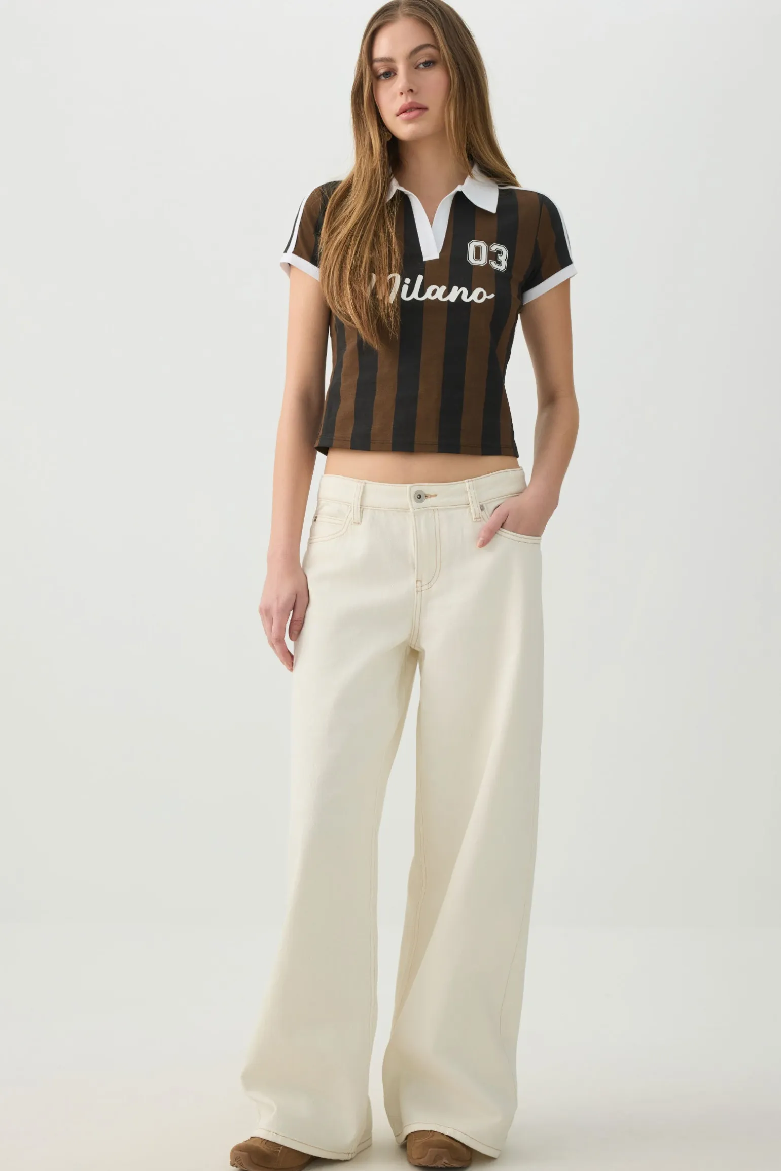 The Off-Duty Low Rise Wide Leg Jean