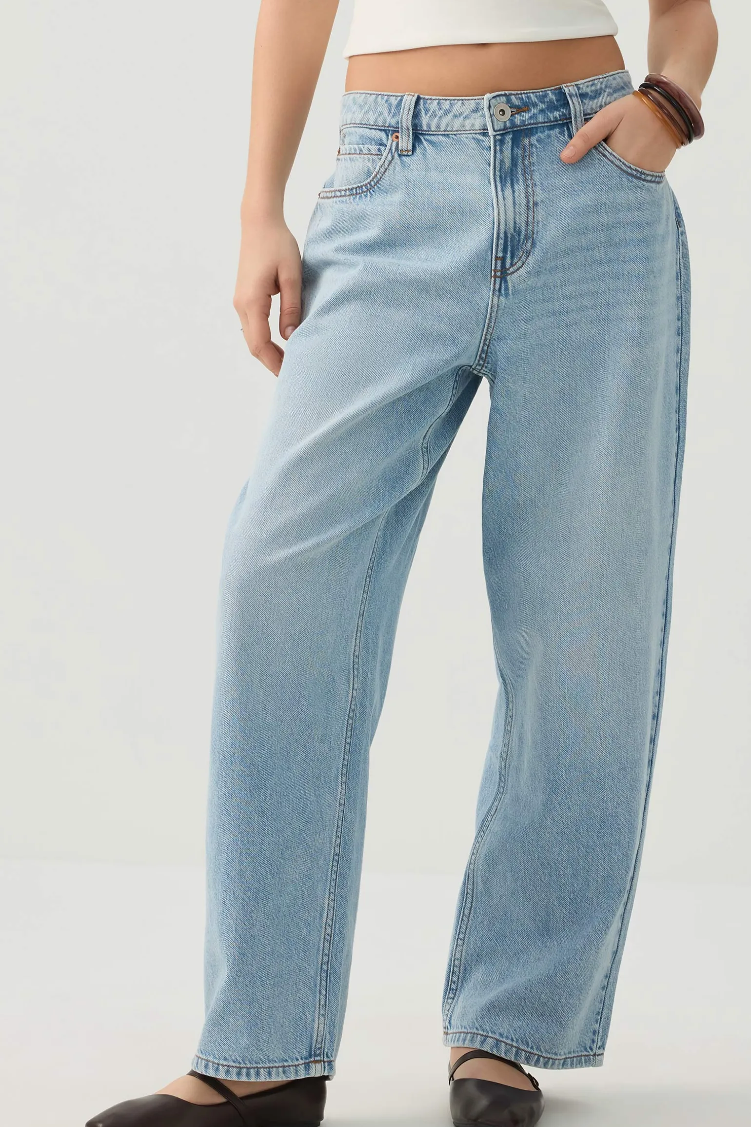 The Untamed Mid Rise Baggy Jean