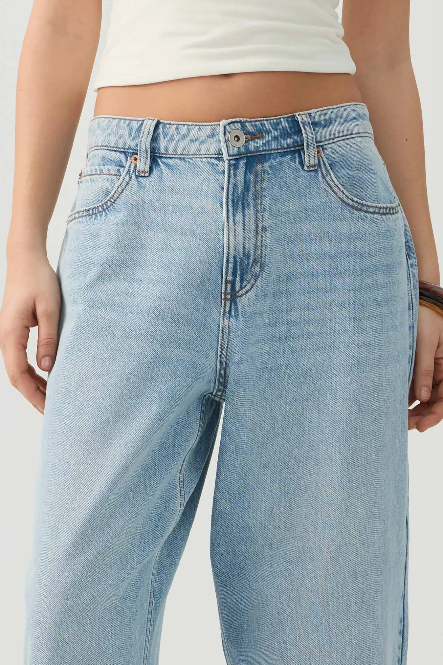 The Untamed Mid Rise Baggy Jean