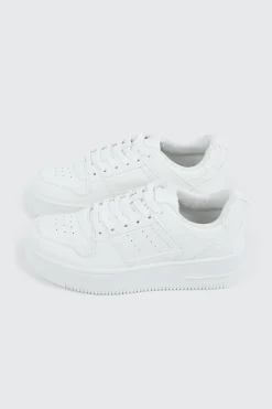 Thick Sole Lace Up Sneakers