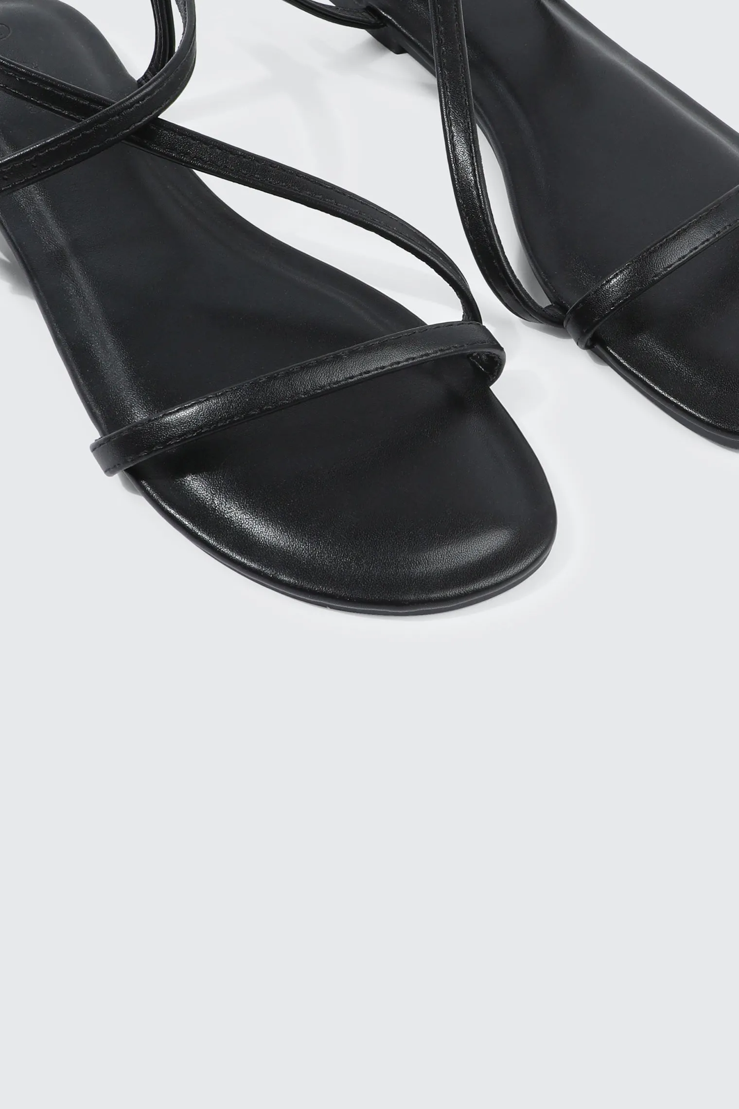 Thin Strappy Flat Sandals