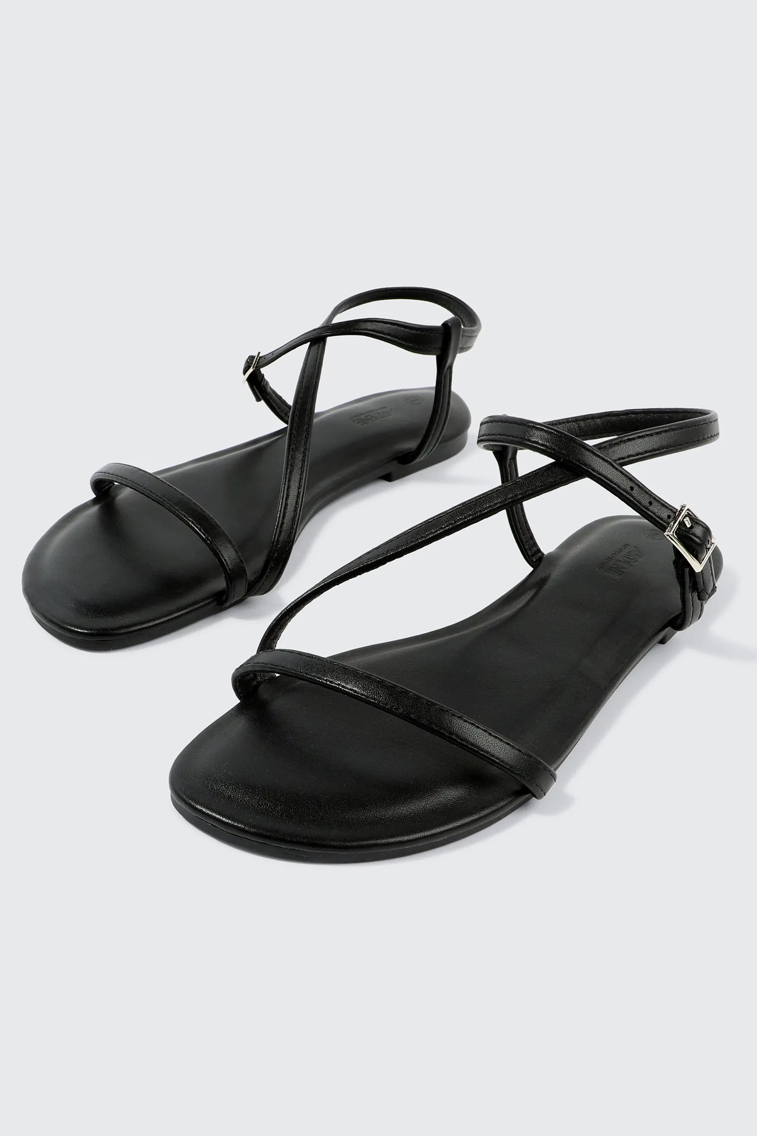 Thin Strappy Flat Sandals