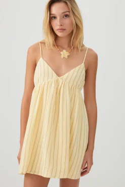 Tie-Back Mini Dress
