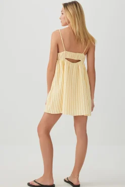 Tie-Back Mini Dress