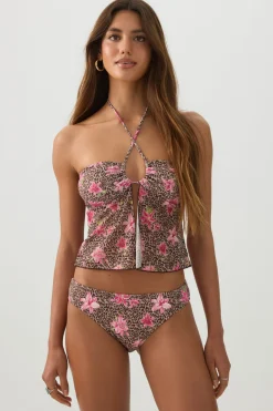 Tie-Front Bandeau Top