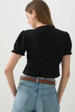 Tie Front Cropped Cardi
