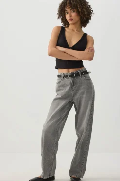Tie Front Plunge Tank Top