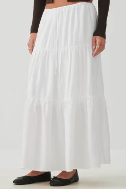 Tiered Maxi Skirt