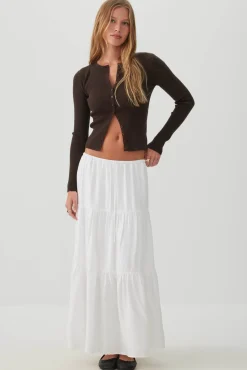Tiered Maxi Skirt