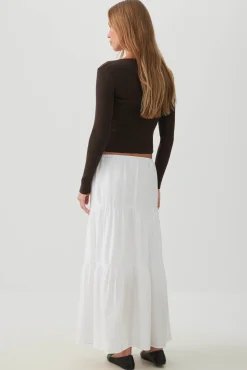 Tiered Maxi Skirt