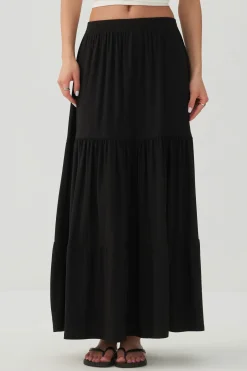 Tiered Maxi Skirt