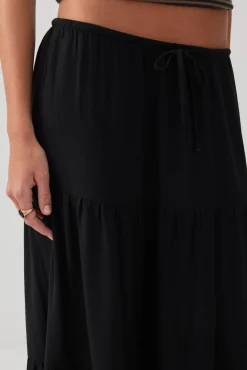 Tiered Maxi Skirt