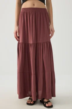 Tiered Maxi Skirt