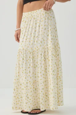 Tiered Maxi Skirt
