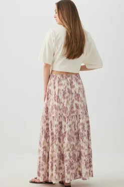 Tiered Maxi Skirt