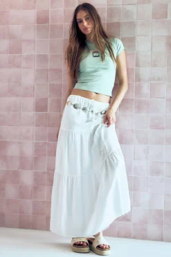 Tiered Maxi Skirt