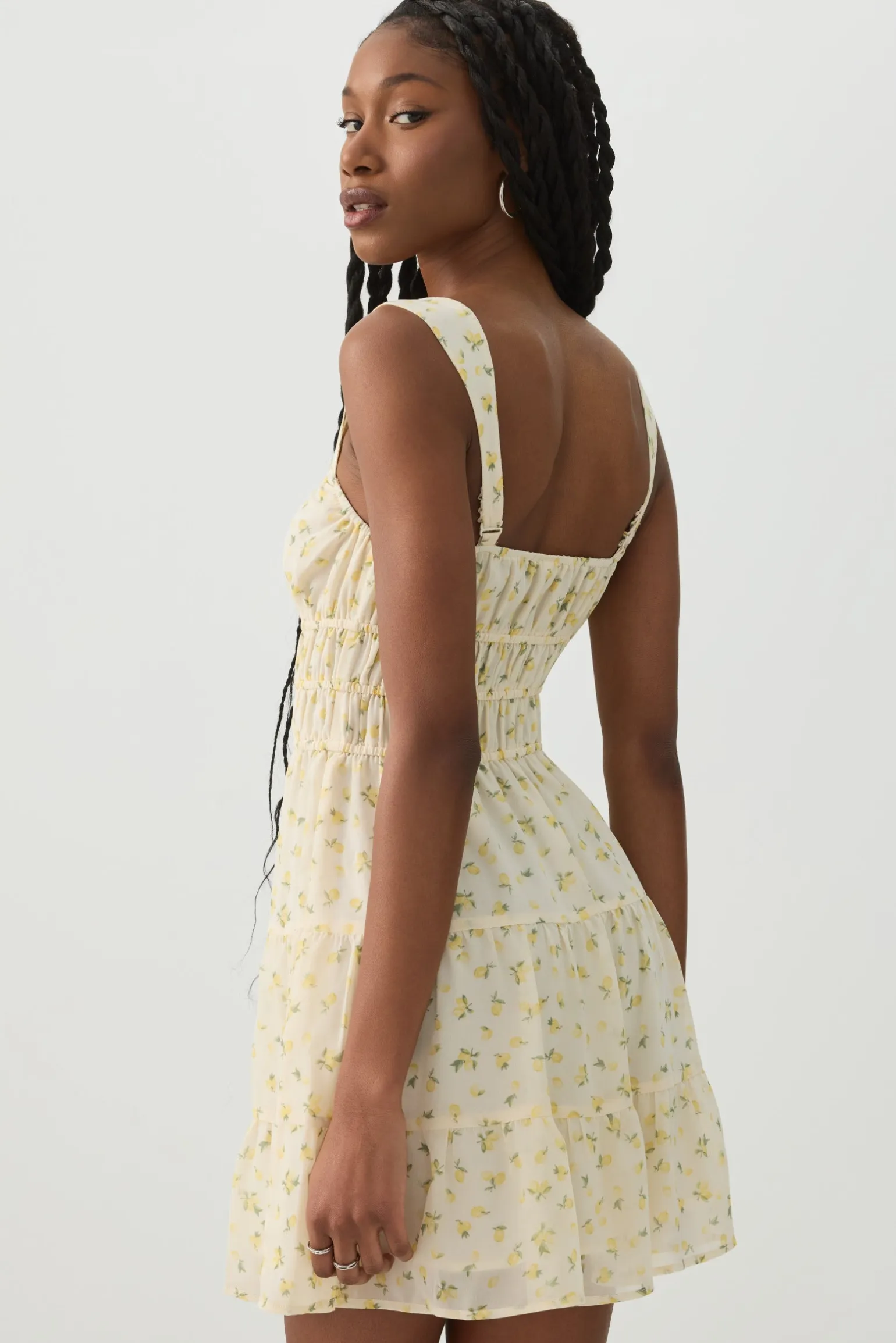 Tiered Smocked Mini Dress
