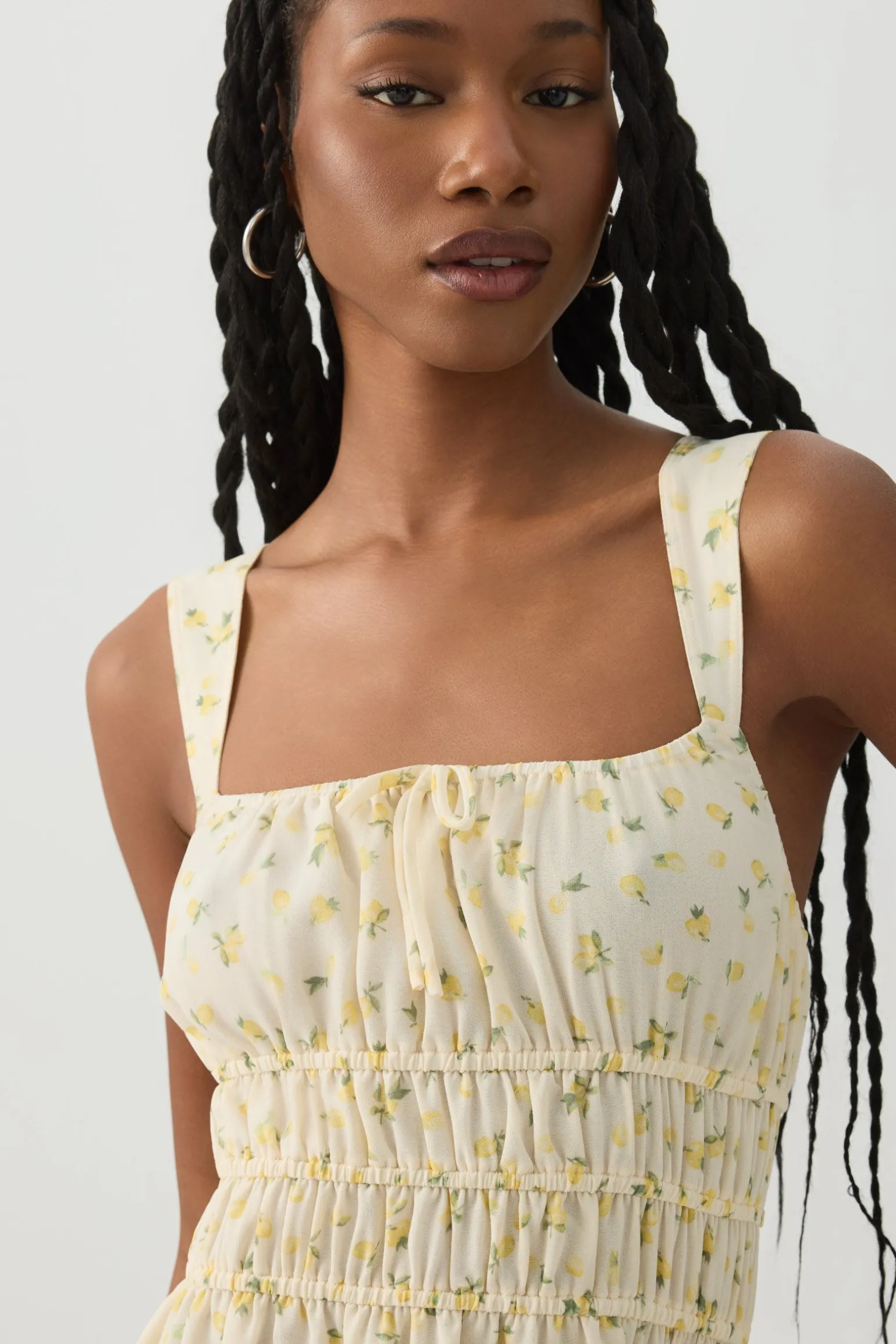 Tiered Smocked Mini Dress