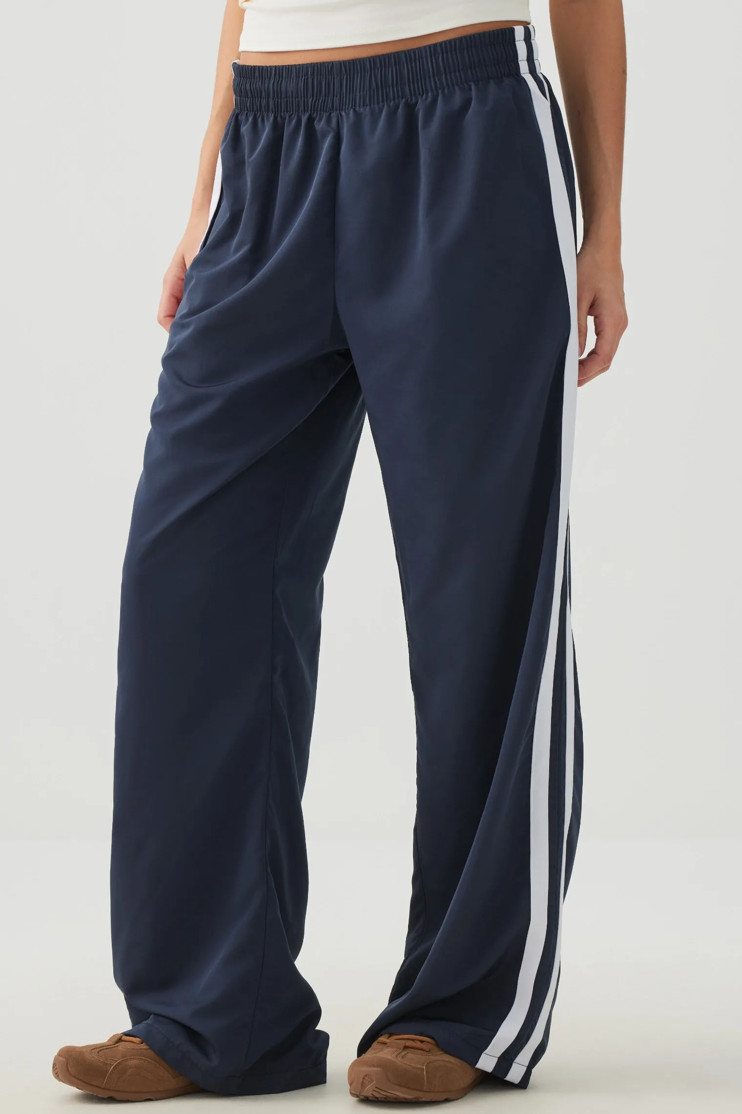 Track Pants with Stripes