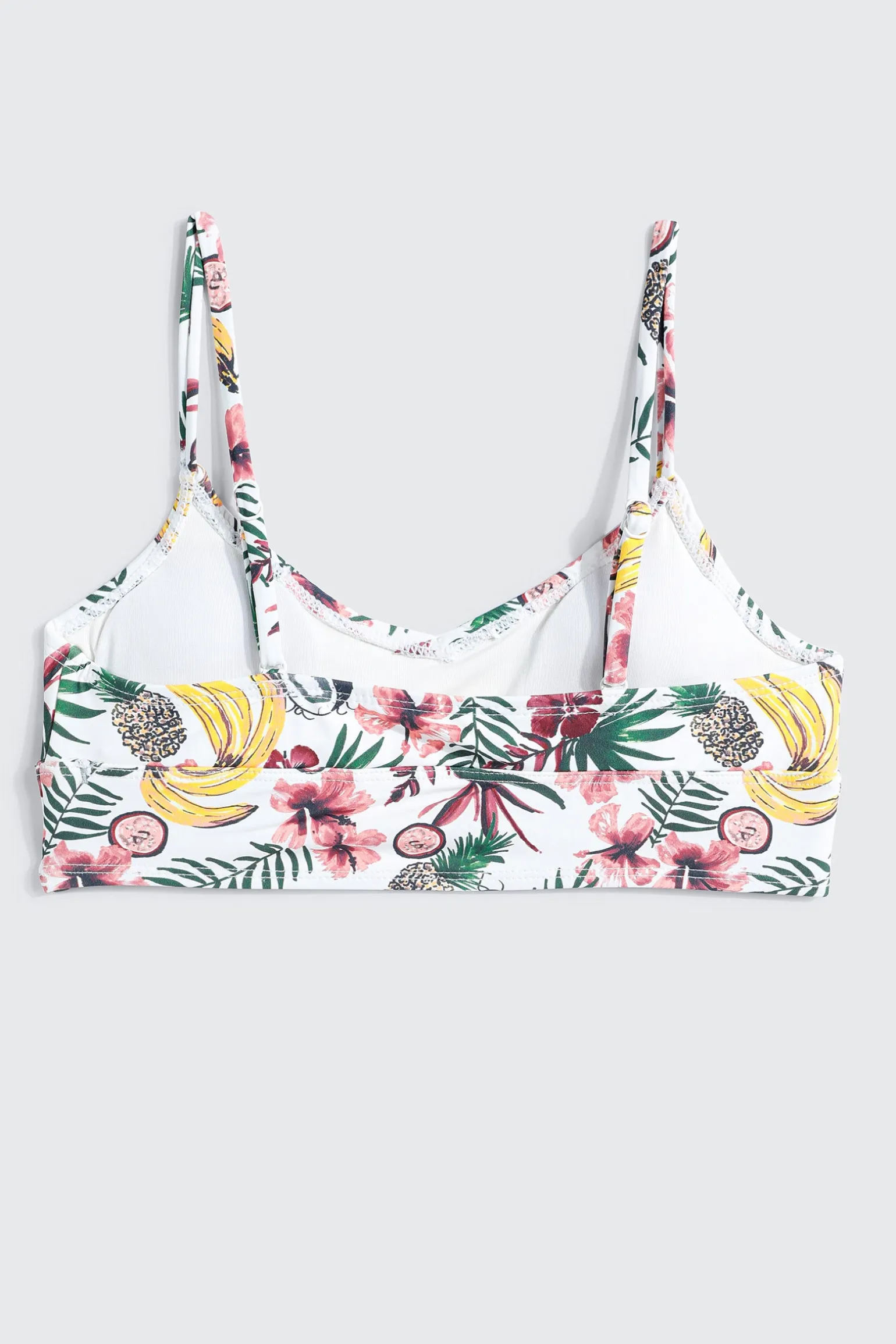 Tropical Fruit Triangle Bikini Top