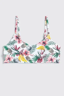 Tropical Fruit Triangle Bikini Top