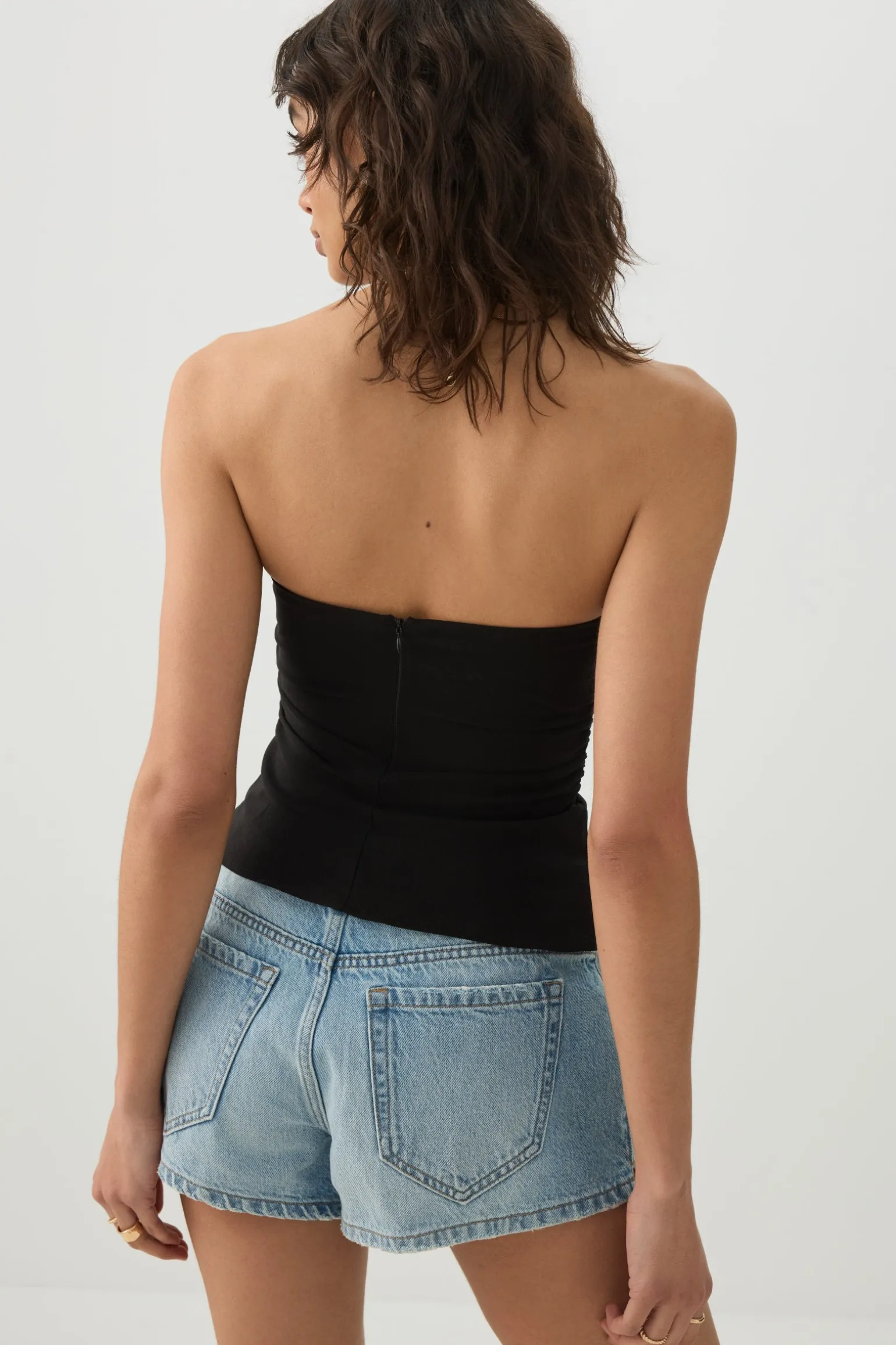 Tube Top with Side Shirring