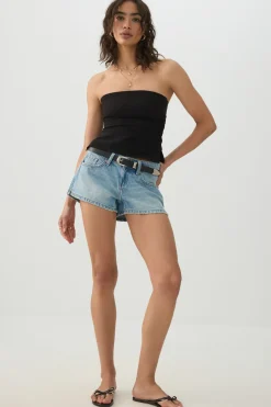 Tube Top with Side Shirring