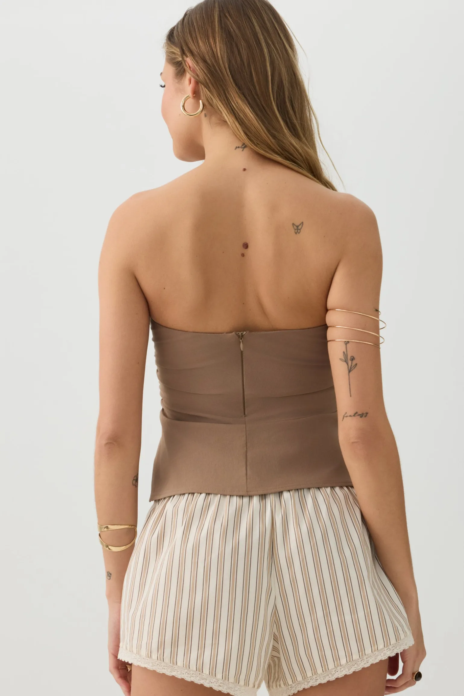 Tube Top with Side Shirring