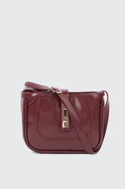 Turn Lock Shoulder Bag