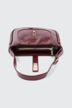 Turn Lock Shoulder Bag