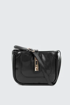 Turn Lock Shoulder Bag