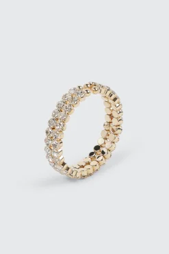 Two-Row Large Stone Bangle