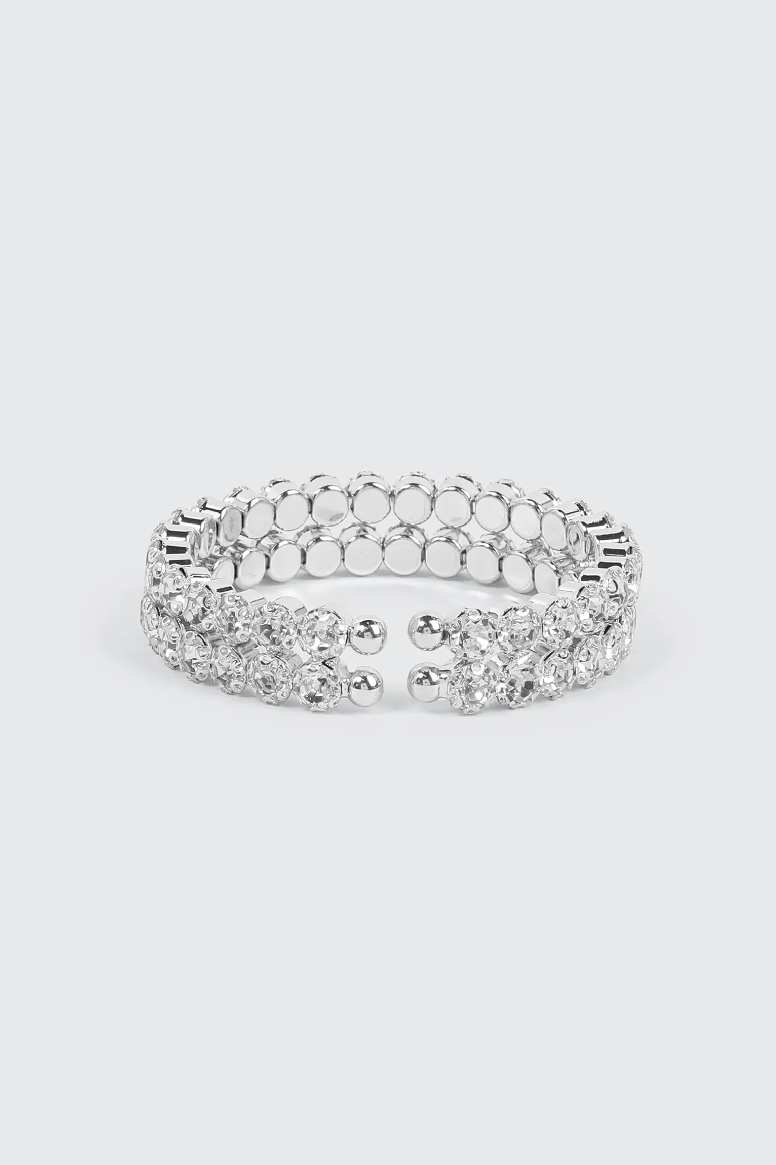 Two-Row Large Stone Bangle