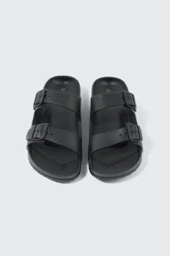 Two-Strap Slide Sandals