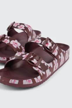 Two-Strap Slide Sandals