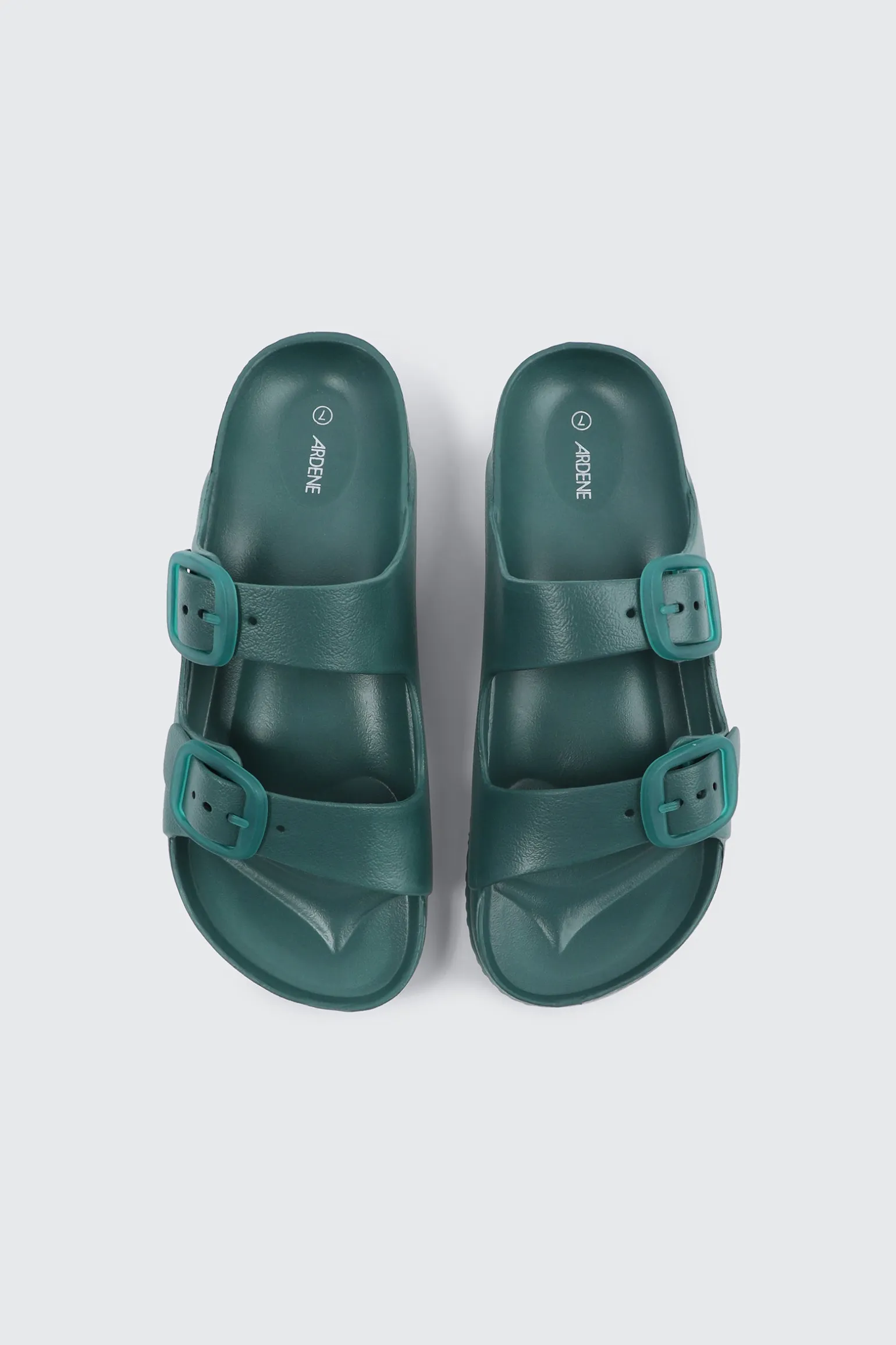 Two-Strap Slide Sandals