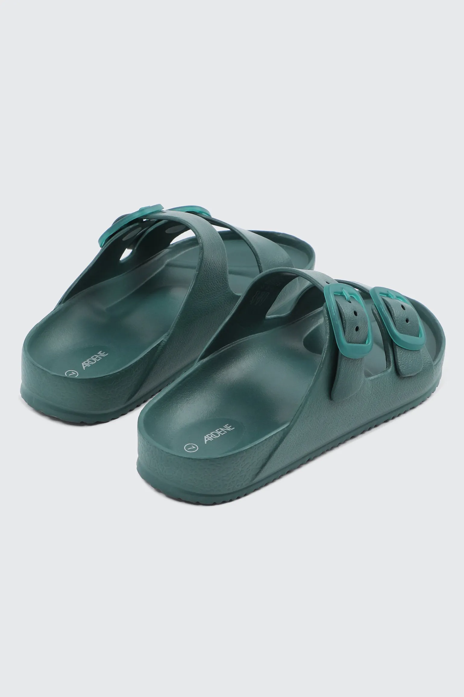Two-Strap Slide Sandals