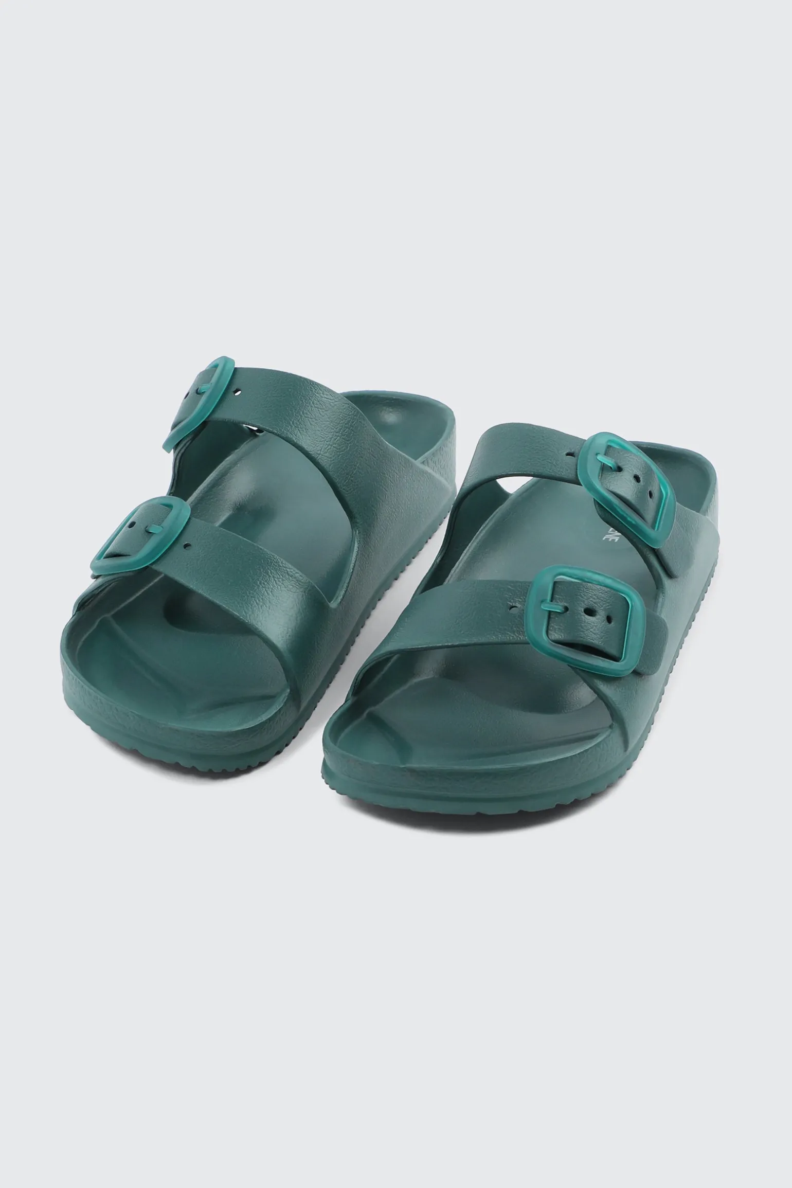 Two-Strap Slide Sandals