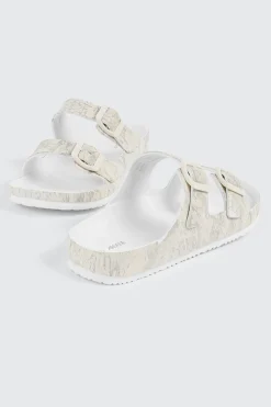 Two-Strap Slide Sandals