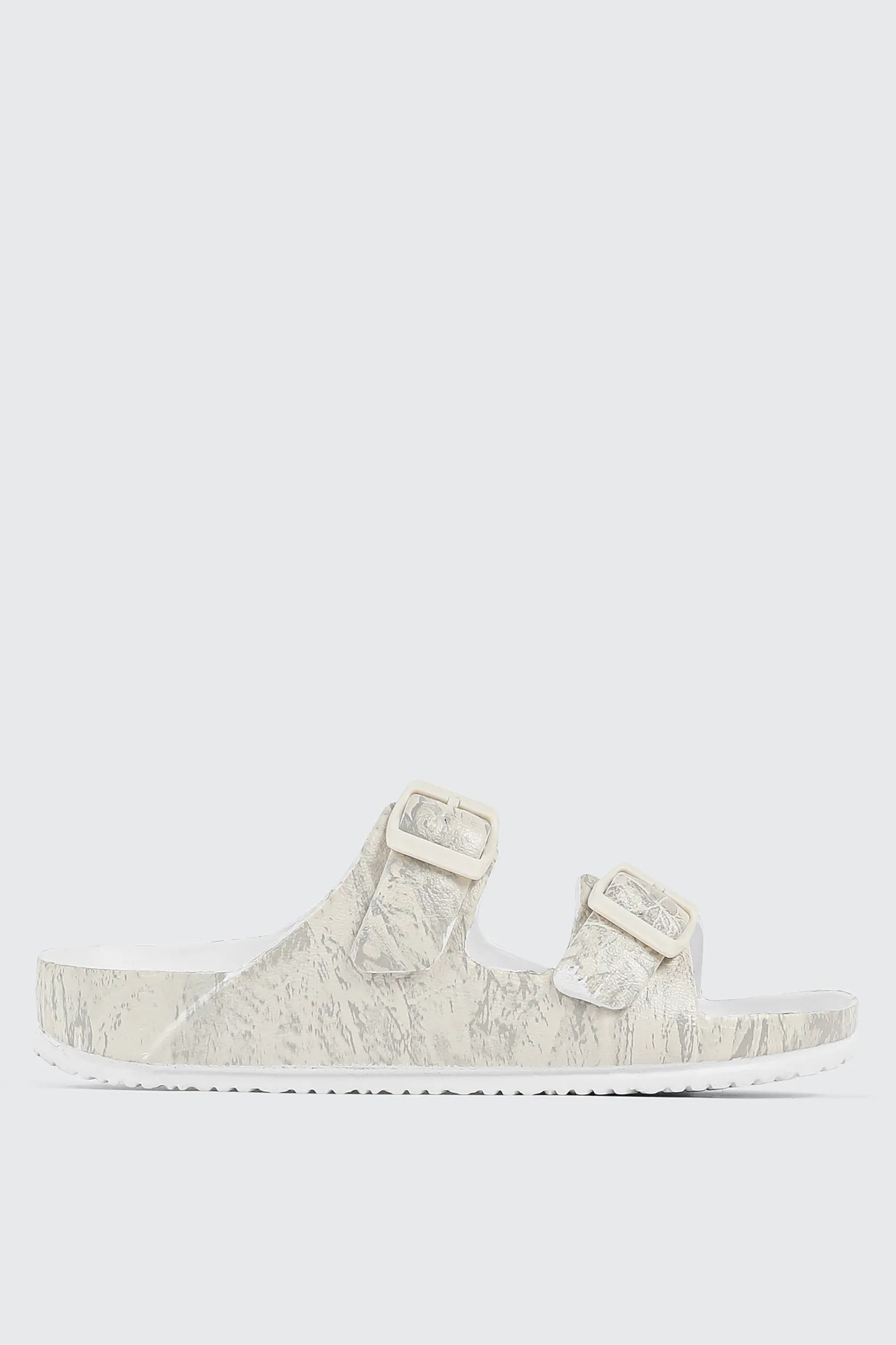 Two-Strap Slide Sandals