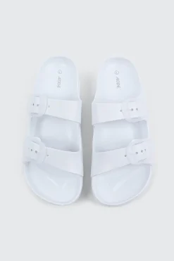 Two-Strap Slide Sandals