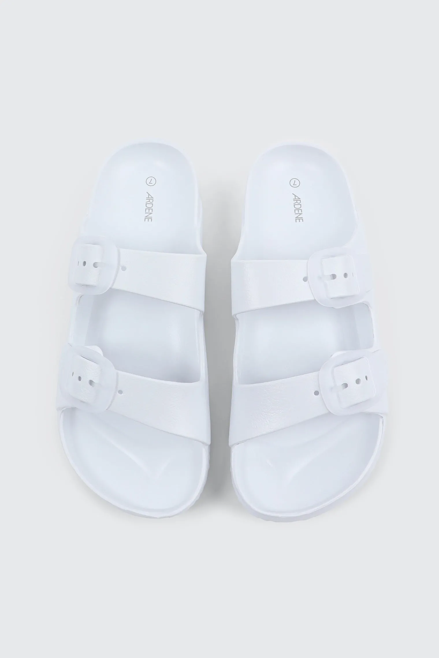 Two-Strap Slide Sandals