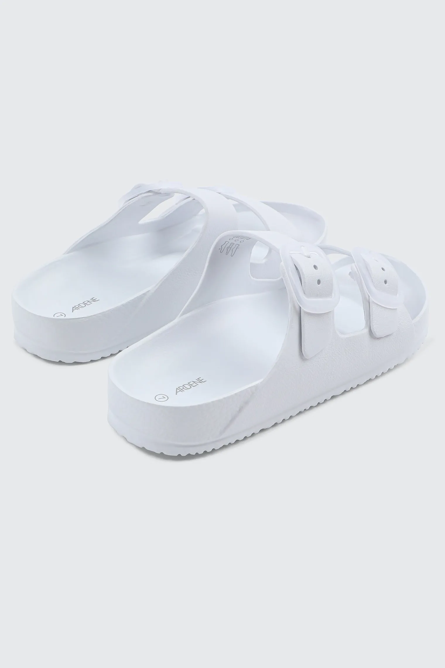 Two-Strap Slide Sandals
