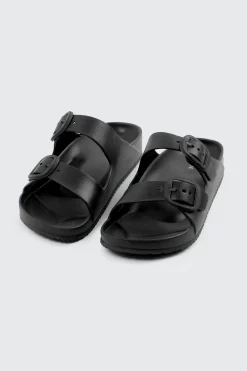 Two-Strap Slide Sandals
