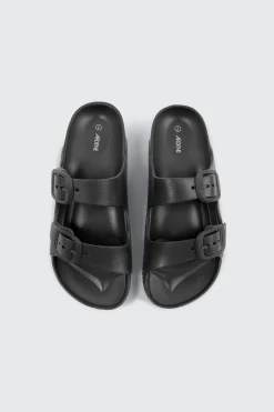Two-Strap Slide Sandals