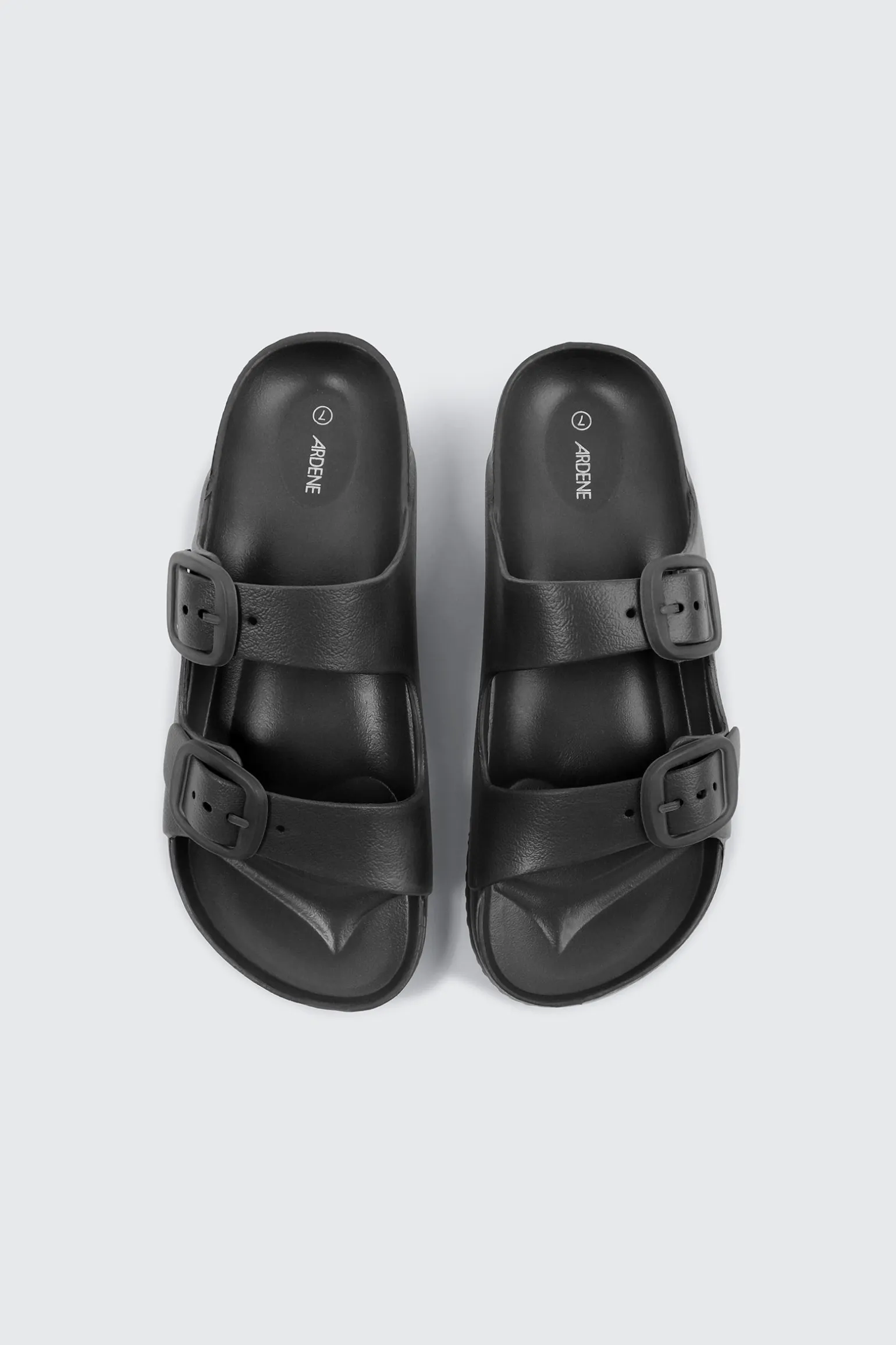 Two-Strap Slide Sandals