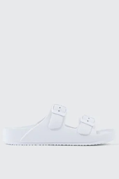 Two-Strap Slide Sandals