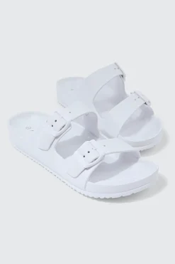 Two-Strap Slide Sandals