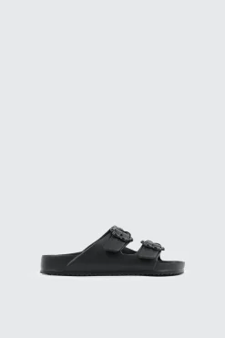 Two-Strap Slide Sandals