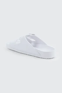 Two-Strap Slide Sandals